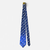 GEPRODUCEERDE WITTE BLUE GOLFER, GOLF-SPELERS STROPDAS (Voorkant)