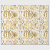 GEPRODUCEERDE WITTE DIERLIJKE AFDRUKWEEKWRAP CADEAUPAPIER (Vlak)