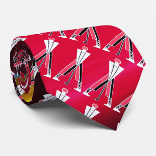 GEPRODUCEERDE WITTE RODE BURGUNDY GOLFER, GOLF-SPE STROPDAS