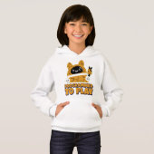 Geprogrammeerd om te spelen Girls Pullover Hoodie (Voorkant volledig)