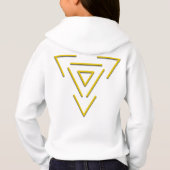 Geprogrammeerd om te spelen Girls Pullover Hoodie (Achterkant)