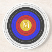 Geprogrammeerde boogschieten zandsteen onderzetter (Voorkant)