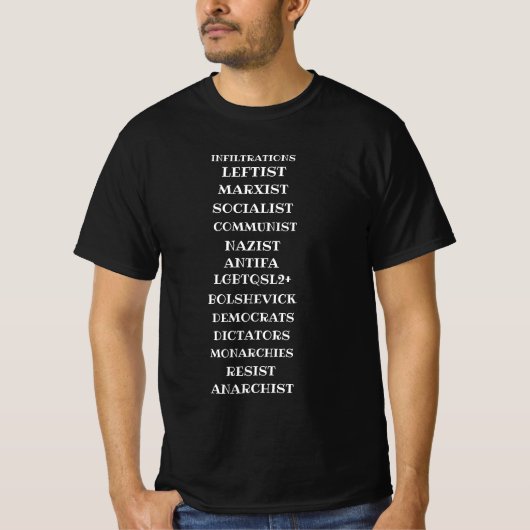 GEPROGRAMMEERDE CANADESE REGERING T-SHIRT (Voorkant)