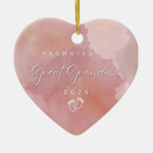 Gepromoot aan oma keramisch ornament