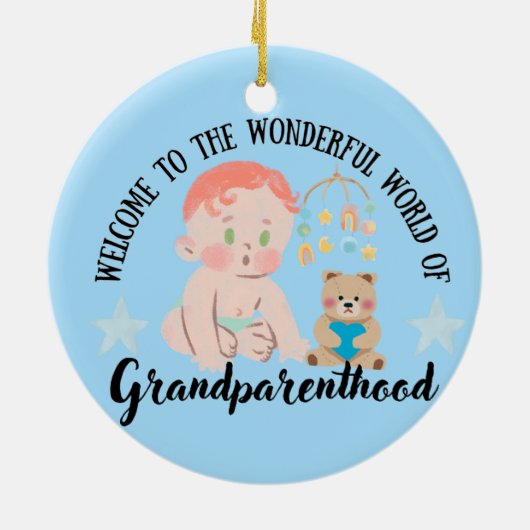 Gepromoot aan oma keramisch ornament (Achterkant)