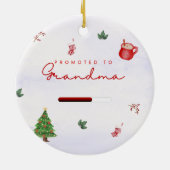 Gepromoot aan oma keramisch ornament (Achterkant)