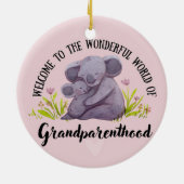 Gepromoot aan oma keramisch ornament (Achterkant)