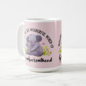 Gepromoot aan oma koffiemok (Voorkant links)