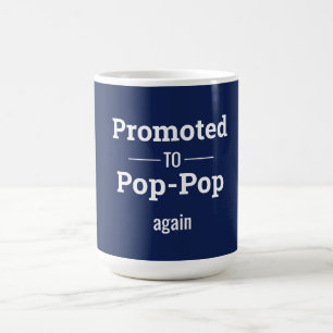 Gepromoot aan Pop-Pop Blauwe KoffieMok