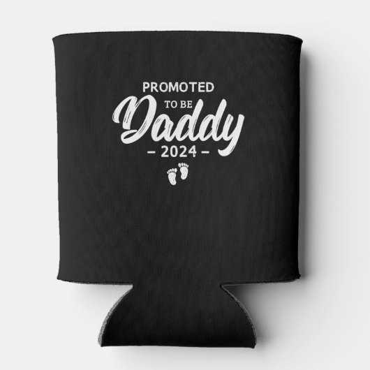 Gepromoot als papa 2024 blikjeskoeler (Achterkant)