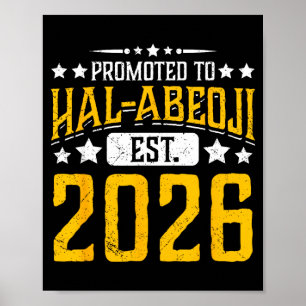 Gepromoot Hal Abeoji Est 2026 Illustratie Poster