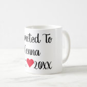 Gepromoot naar niet-zwarte en rode Mok (Voorkant rechts)