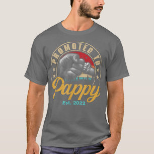 Gepromoot naar Pappy Est 2022 Mannen Eerste keer T-shirt