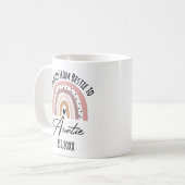 Gepromoot van dag tot dag, te betalen bedrag koffiemok (Voorkant links)