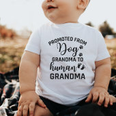 gepromoot van hond oma naar menselijke oma romper