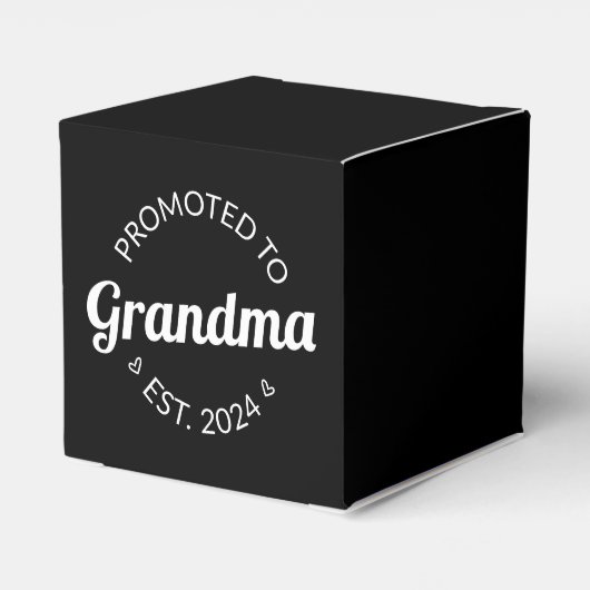 Gepromoveerd bij oma Est. 2024 I Bedankdoosjes (Achterkant)