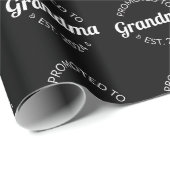 Gepromoveerd bij oma Est. 2024 I Cadeaupapier (Rol Hoek)