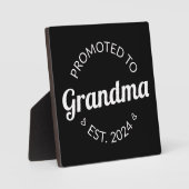 Gepromoveerd bij oma Est. 2024 I Fotoplaat (Voorkant)