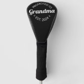 Gepromoveerd bij oma Est. 2024 I Golfheadcover (Voorkant)