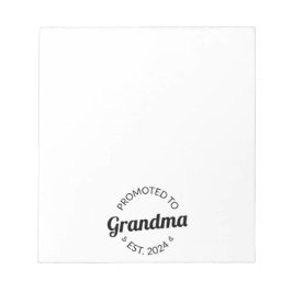Gepromoveerd bij oma Est. 2024 I Notitieblok