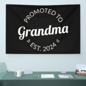 Gepromoveerd bij oma Est. 2024 I Spandoek (Beurs)