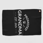Gepromoveerd bij oma Est. 2024 II Golfhanddoek (Horizontaal)
