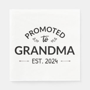Gepromoveerd bij oma Est. 2024 II Servet
