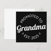 Gepromoveerd bij oma Est. 2025 I Aankondiging (Voorkant / Achterkant)