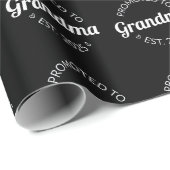 Gepromoveerd bij oma Est. 2025 I Cadeaupapier (Rol Hoek)