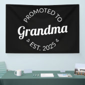 Gepromoveerd bij oma Est. 2025 I Spandoek (Beurs)