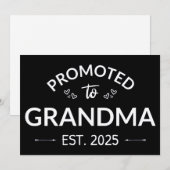 Gepromoveerd bij oma Est. 2025 II Aankondiging (Voorkant / Achterkant)