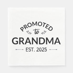 Gepromoveerd bij oma Est. 2025 II Servet