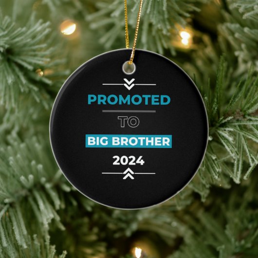 Gepromoveerd naar Big Brother 2024 Keramisch Ornament (Boom)