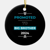 Gepromoveerd naar Big Brother 2024 Keramisch Ornament (Voorkant)