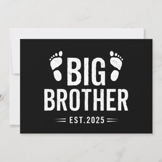 Gepromoveerd naar Big Brother Est. 2025 Baby Aanko Kaart (Voorkant)