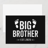 Gepromoveerd naar Big Brother Est. 2025 Baby Aanko Kaart (Voorkant / Achterkant)