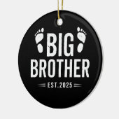 Gepromoveerd naar Big Brother Est. 2025 Baby Aanko Keramisch Ornament (Links)