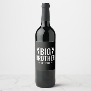 Gepromoveerd naar Big Brother Est. 2025 Baby Aanko Wijn Etiket