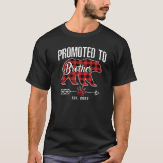 Gepromoveerd naar Brother 2023 Beer Pyjama Red Pla T-shirt