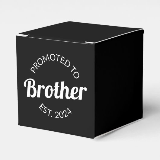 Gepromoveerd naar Brother Est. 2024 I Bedankdoosjes (Voorkant Zijde)