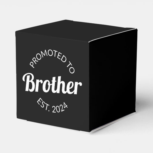 Gepromoveerd naar Brother Est. 2024 I Bedankdoosjes (Achterkant)