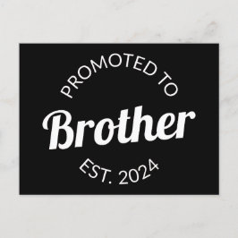 Gepromoveerd naar Brother Est. 2024 I Briefkaart