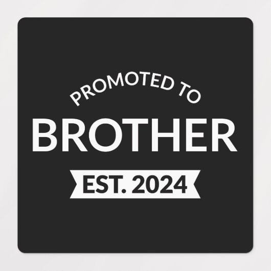 Gepromoveerd naar Brother Est. 2024 II Labels (Design 1)
