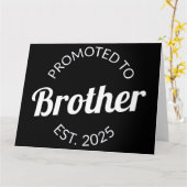 Gepromoveerd naar Brother Est. 2025 I Kaart (Gele Bloem)