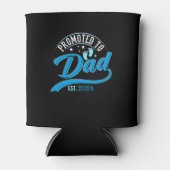 Gepromoveerd naar dad 2024 Eerste keer Dad Est. 20 Blikjeskoeler (Voorkant)