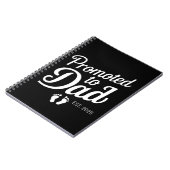 Gepromoveerd naar Dad EST 2025 Grappig binnenkort  Notitieboek (Linkerzijde)