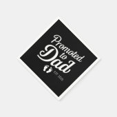 Gepromoveerd naar Dad EST 2025 Grappig binnenkort  Servet (Hoek)