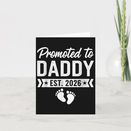 Gepromoveerd naar Daddy 2026 Kaart (Voorkant)
