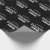 Gepromoveerd naar Daddy Est. 2024 II Cadeaupapier (Hoek)