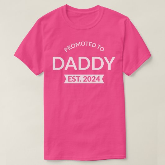 Gepromoveerd naar Daddy Est 2024 II T-shirt (Design voorkant)